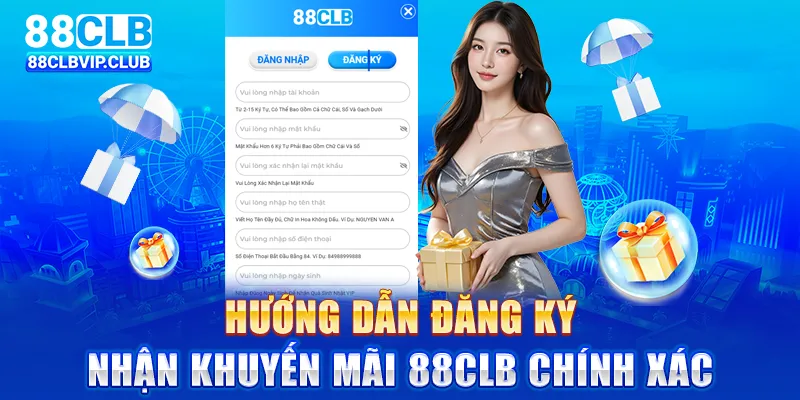 Hướng dẫn đăng ký nhận khuyến mãi 88CLB chính xác